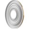 Ekena Millwork Cole PVC Medallion (Canopies up to 4 1/4"), 13"OD x 3 1/2"ID x 3/4"P, Metallic Vintage Gold CMP13CODVG - alternate 5